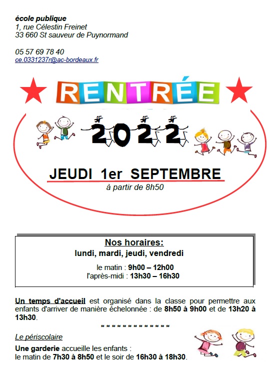horaires et infos rentrée AFFICHE.jpg